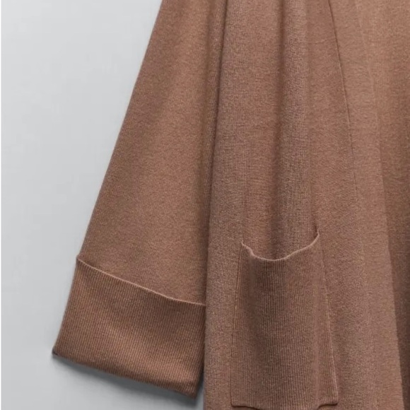 Zara Long Knit Jacket - Picture 9 of 13
